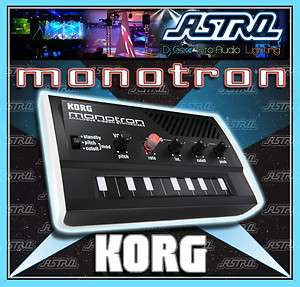 Korg Monotron Analog Ribbon Synthesizer Brand New  