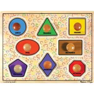  Geometric Shapes Jumbo Knob Puzzle Toys & Games