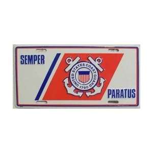    Semper Paratus US Coast Guard License Plate