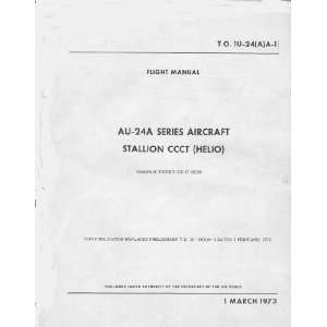  Helio AU 24 A Aircraft Flight Manual Helio Books