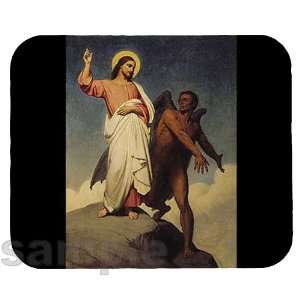   Temptation of Jesus Christ by Ary Scheffer Mouse Pad 
