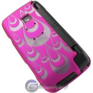  Illusion Rubberized Phone Design Cover Case Hot Pink Water 