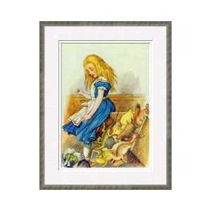 Alice Upsets The Jurybox Illustration From alice In Wonderland By 