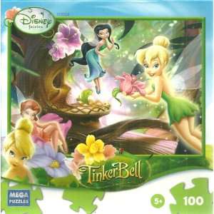   Bell Welcome to Pixie Hollow 100 Piece Jigsaw Puzzle Toys & Games