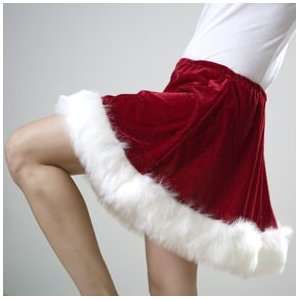  Velvet Ms. Claus Skirt Toys & Games