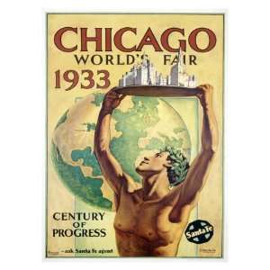   Fair, Chicago, c.1933 Giclee Poster Print by Hernando Villa, 32x44