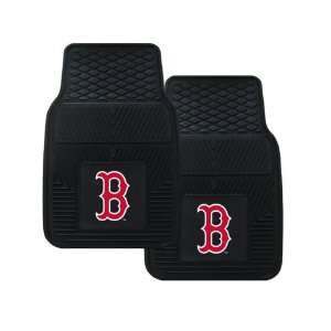   of 2 MLB Universal Fit Front All Weather Floor Mats   Boston Red Sox