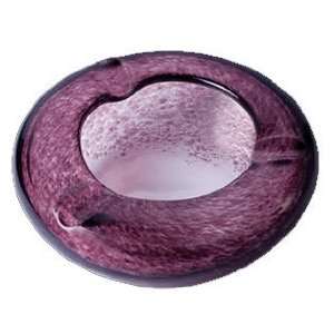  Napoli Purple Circular Glass Ashtray Automotive