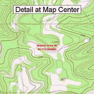   Map   Dunbar Draw NE, Texas (Folded/Waterproof)