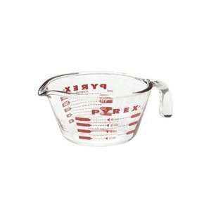 Pyrex Prepware 2 Quart Measuring Cup, Clear with Red Measurements 
