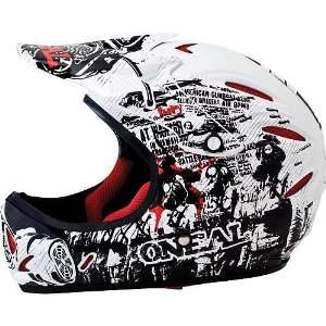   Invader Mens Bike Race BMX Helmet   White/Black / Large Automotive