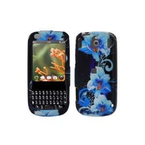  Palm Pixi Graphic Case   Blue Flower Cell Phones 