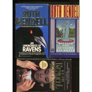 Lot of 3 RUTH RENDELL INSPECTOR ~ WEXFORD MYSTERIES AN UNKINDNESS OF 