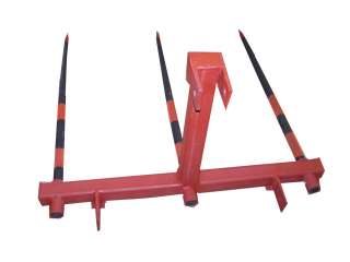 Hay bale mover carrier large square 3 pt 3 tine 48  