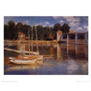  Il Ponte dArgenteuil   Poster by Claude Monet (20x16 