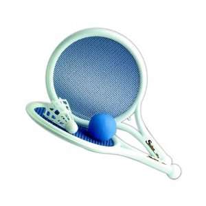  Mesh paddle ball and birdie game.