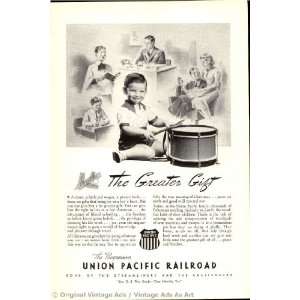  1942 Union Pacific The Greater Gift Vintage Ad