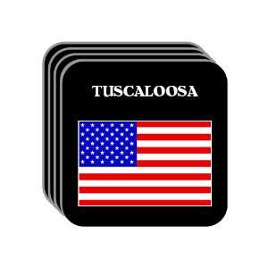  US Flag   Tuscaloosa, Alabama (AL) Set of 4 Mini Mousepad 