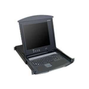ATEN 19 Inch Dual Rail LCD Integrated Console with Extra Console Port 
