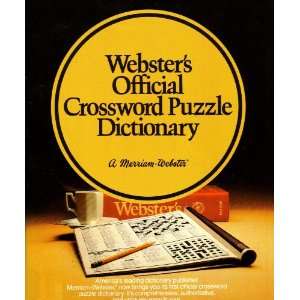  Websters Official Crossword Puzzle Dictionary James G 