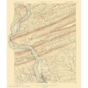  USGS TOPO MAP HARRISBURG QUAD PENNSYLVANIA/PA 1899