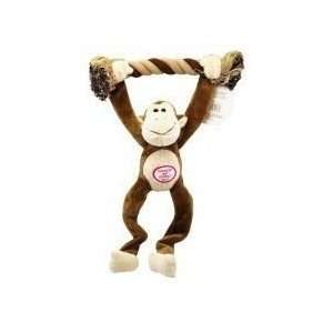    SPOT Plush Monkey with Rope Tug 16 Dog Toy