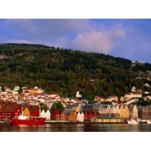  The Bryggen, a Huddle of Wooden Buildings on the 