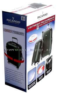 New Ricardo 2 Piece Luggage Set 20 & 27 Rolling Hard side Suitcases 