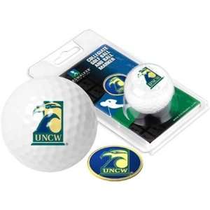 North Carolina Wilmington Seahawks UNCW NCAA Collegiate Logo Golf Ball 