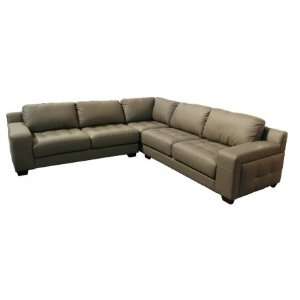   Arm Sectional with Square Corner Chair by Diamond Sofa