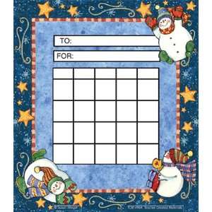   TEACHER CREATED RESOURCES SW SNOWMEN INCENTIVE CHARTS 