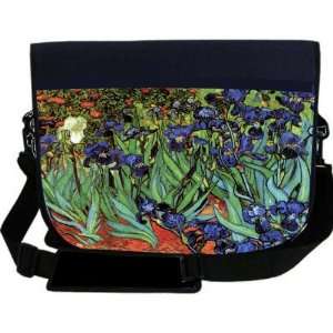  Van Gogh Art Irises NEOPRENE Laptop Sleeve Bag Messenger 