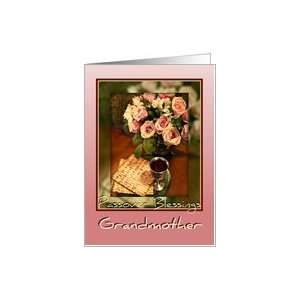  Grandmother Passover Blessings, Pink Roses Card Health 