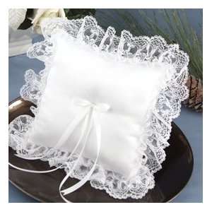  Vintage Heart Lace Ring Bearer Pillow 