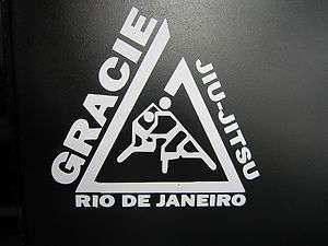 GRACIE Jiu Jitsu Rio De Janeiro martial arts MMA Vinyl Decal sticker 