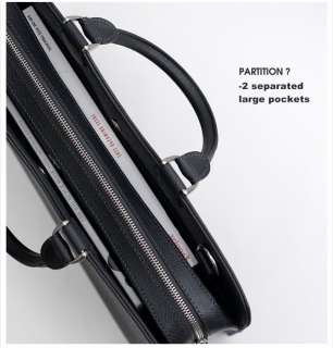 Cow Leather Briefcase Business Case Shoulder Bag UL003  