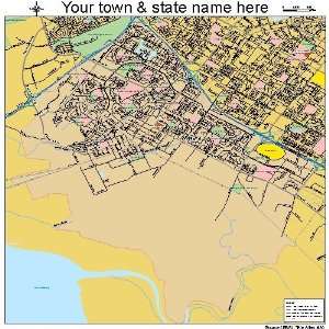  Street & Road Map of Newark, California CA   Printed 