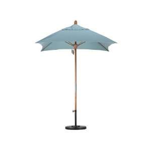 California Umbrella WOFA6045403 6 x 6 Fiberglass Market Umbrella Pul 