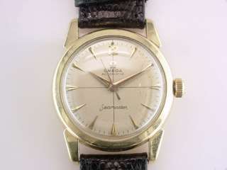   Antique Omega Seamaster Automatic 14K Gold Filled Men’s Wrist Watch
