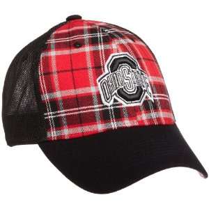   State Buckeyes Thrive Cap (Red Plaid, One Size)