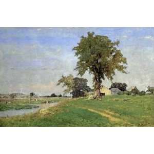  Old Elm at Medfield by George Inness 10.00X6.50. Art 