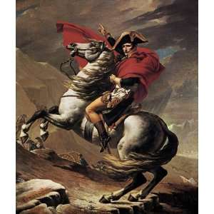   David   50 x 58 inches   Napoleon at the St. Bernard P Home