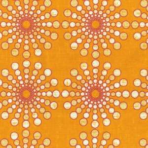  Circular Motion Tiger Lily 54 Wide fabric from Waverly 