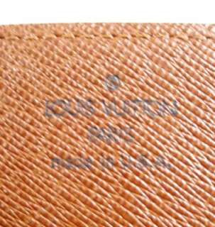 AUTHENTIC LOUIS VUITTON Monogram Logo Canvas Checkbook Wallet 