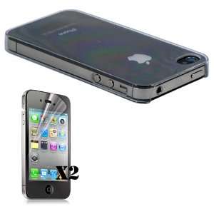Verizon Iphone 4 4G ULTRA THIN 0.70 MM LIGHT Air CASE Clear With 2pcs 
