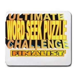  ULTIMATE WORD SEEK PUZZLE CHALLENGE FINALIST Mousepad 