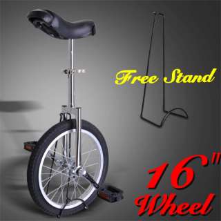 16 Wheel Unicycle w/ Free Stand 1.75 Skidproof Butyl Tire Cycling 
