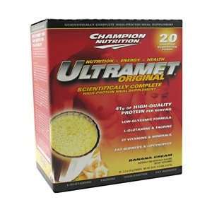 Champion Nutrition Ultramet Original   Banana Cream   20 