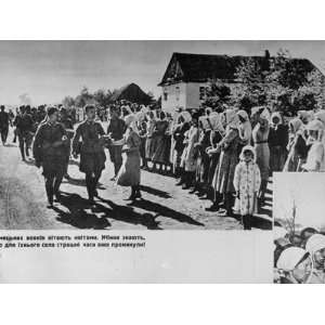  A German Photograph Showing Ukrainians Welcoming Invading 