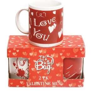  Its In The Bag 84027 2 Pack Valentine Day Mug   Pack of 24 